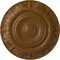 Ekena Millwork Biddix Ceiling Medallion (Fits Canopies up to 7 1/2"), Hnd-Painted Smokey Topaz, 20 7/8"OD x 1 1/4"P CM20BXSTF - alternate 1
